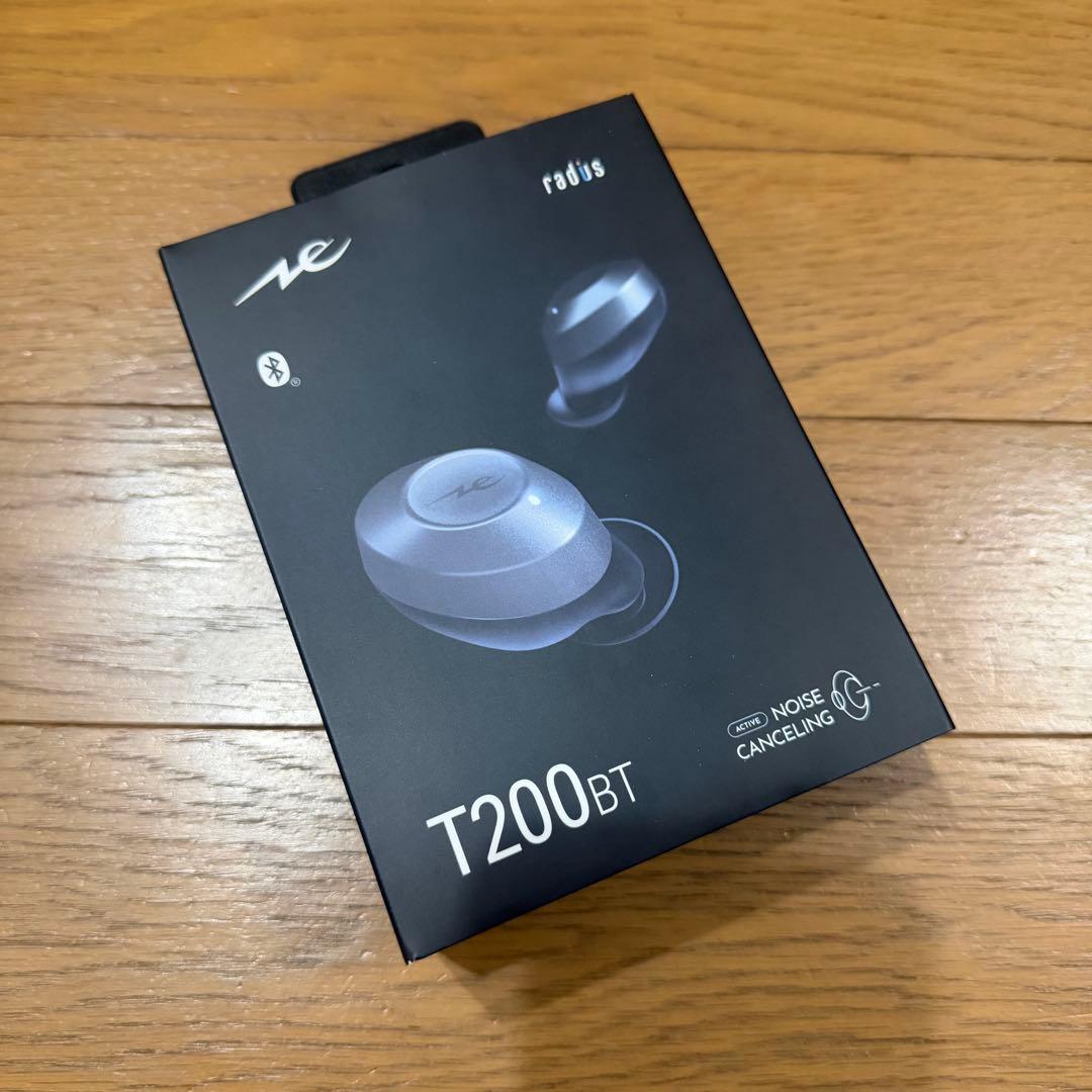 ラディウス radius 完全ワイヤレスイヤホン HP-T200BT ゴールド