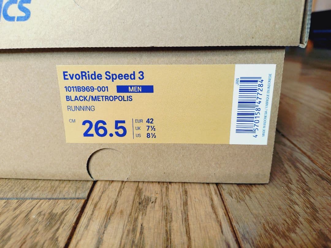 アシックス エボライド スピード 3 EvoRide Speed 3 26.5