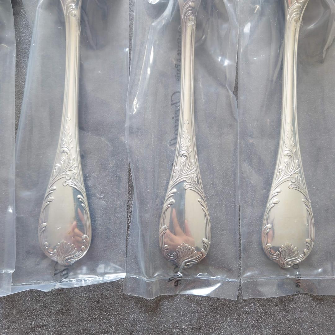希少 クリストフル マルリー スタンダードスプーン 未開封 6点