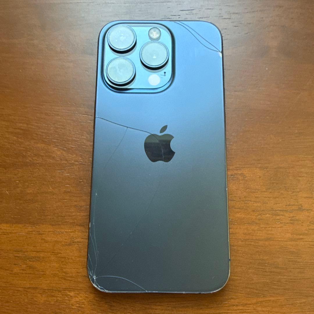 iPhone 15Pro 128GB本体-ブルーチタニウム-動作正常