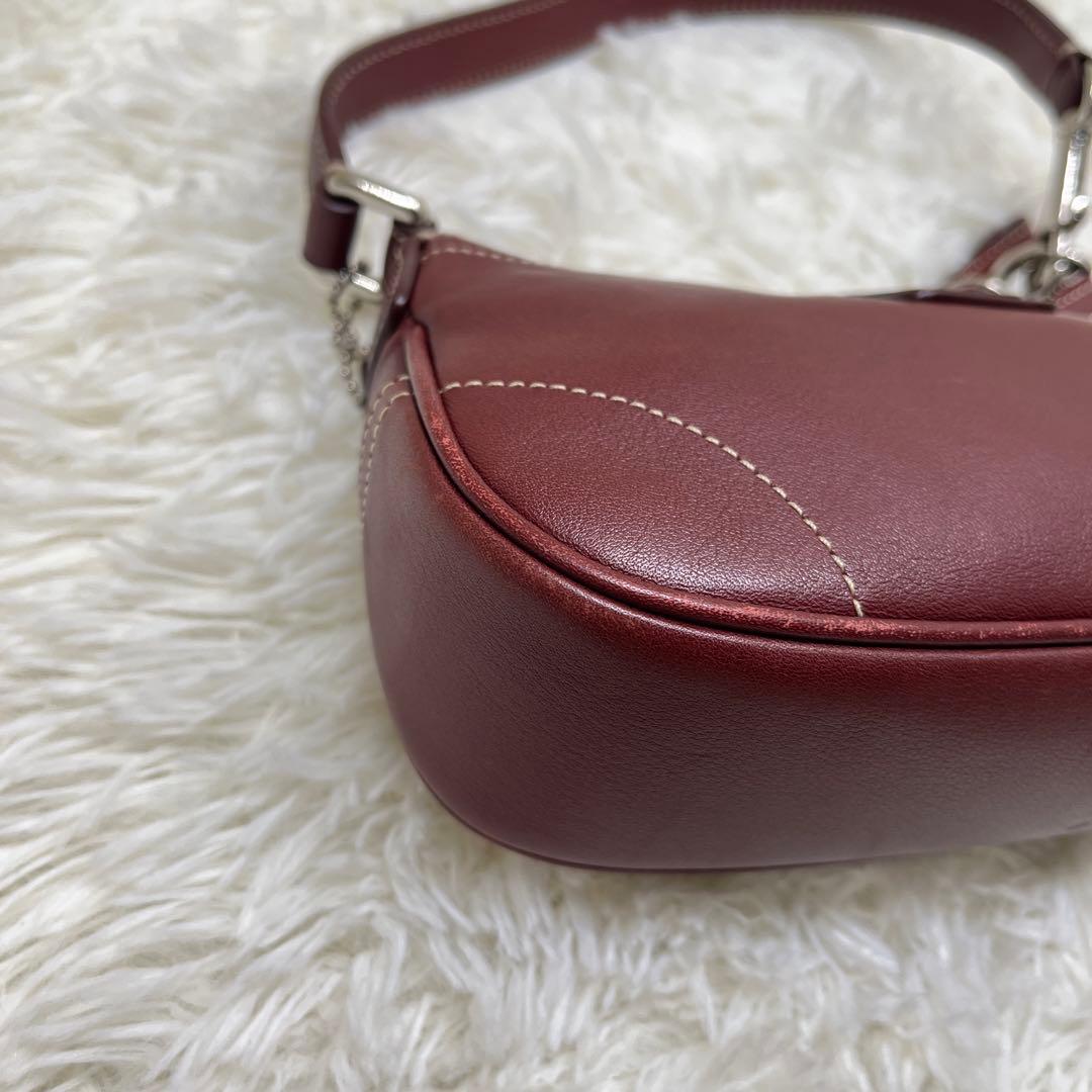 良品 COACH コーチ アクセサリーポーチ　ソーホー　ワンショルダー　レザー