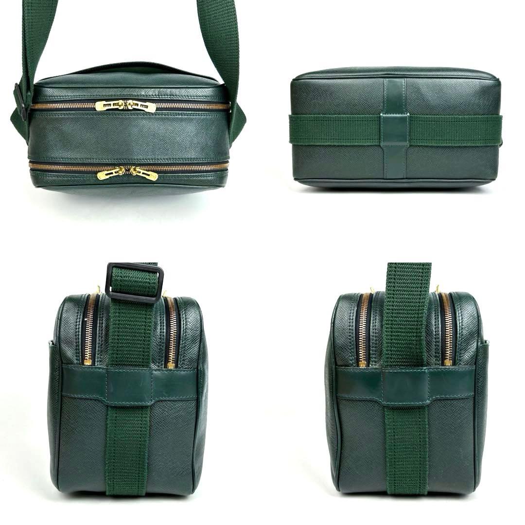 ふきルイヴィトン タイガ リポーターPM M30154 ショルダーバッグ緑