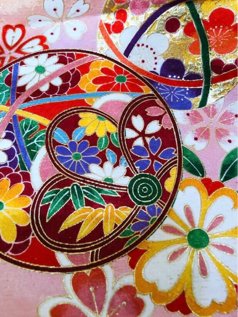 七五三七歳‼️完全フルセット⭐︎手毬花々熨斗柄金彩、刺繍煌びやか極めてる逸品