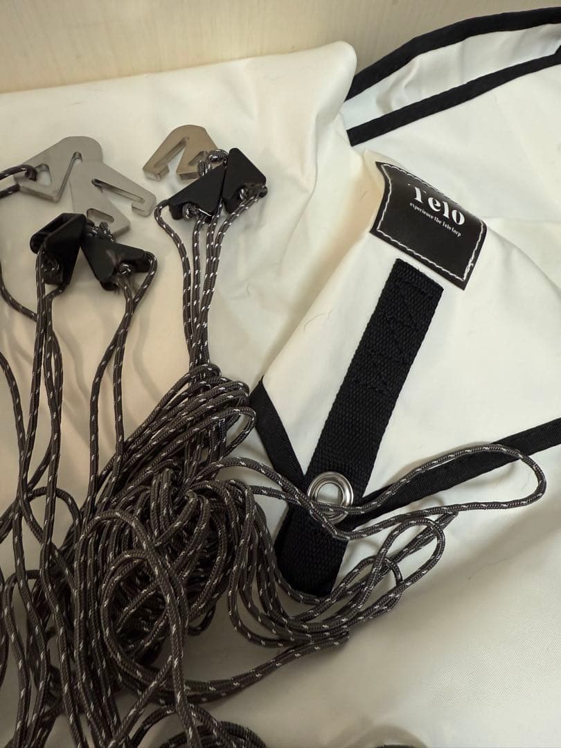 telo abyss ホワイト hooks mini ガイロープ looks