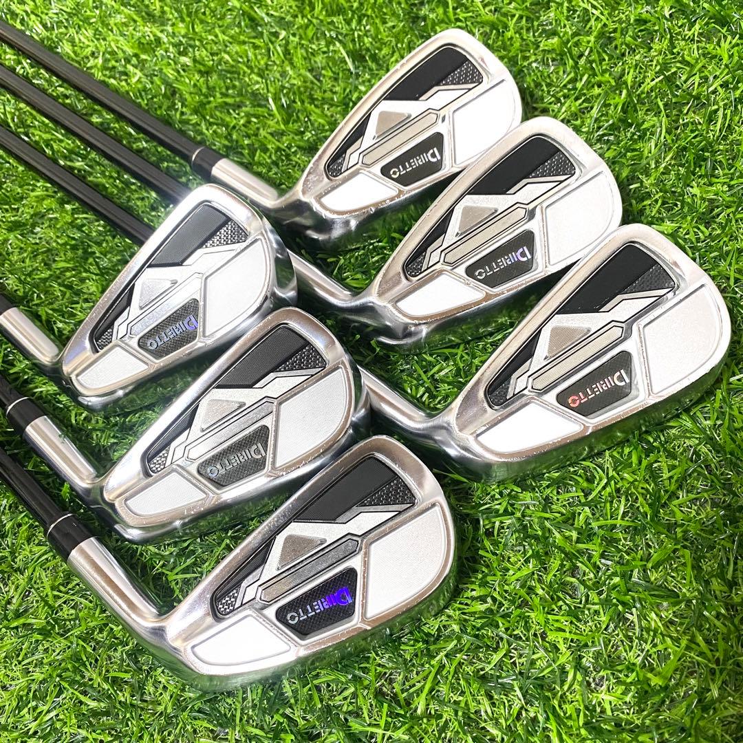 日幸物産 ディレッド DIRETTO アイアンセット 6本 R 右 ゴルフ