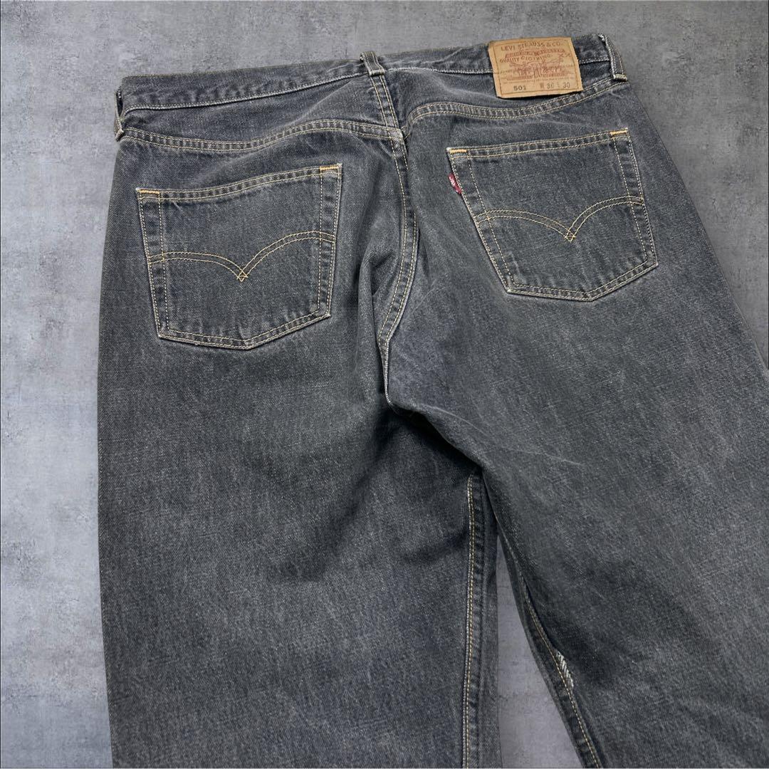 90s リーバイス 501 USA製 先染め ブラック ゴールデンサイズ　W36