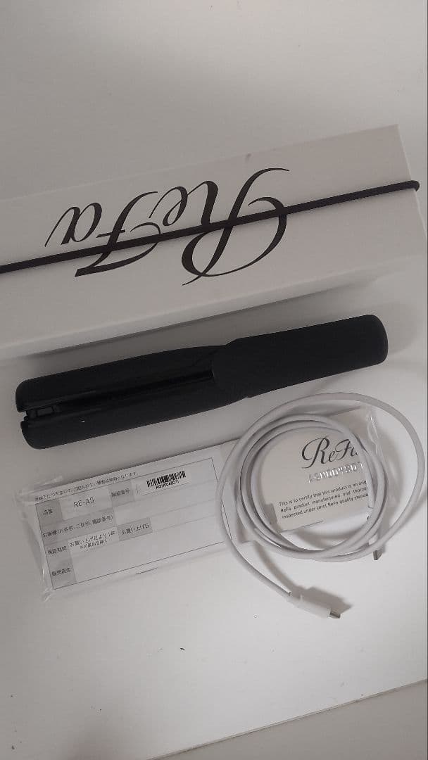 ReFa コードレス ストレートヘアアイロン ブラック