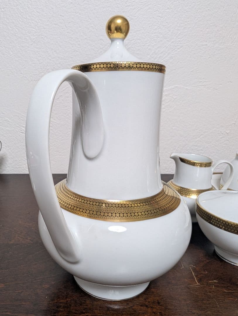 ドイツ　エッシェンバッハ　ポット　カップ＆ソーサー　クリーマー　シュガー