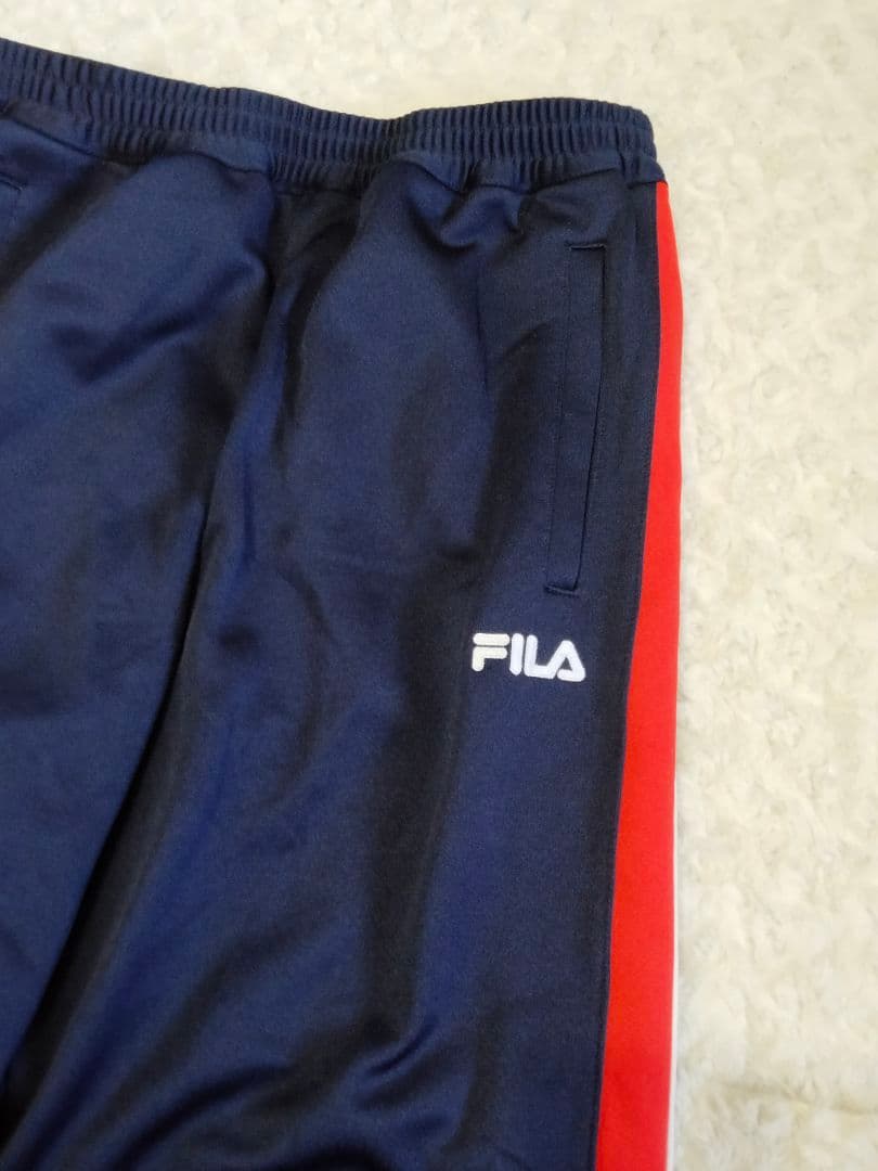 FILA スナップボタン セットアップ ネイビー Ｌ XL