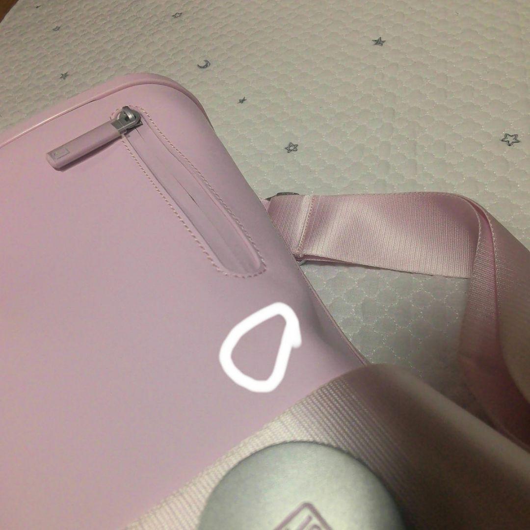 ピンク 旅行バッグ ジッパー付き