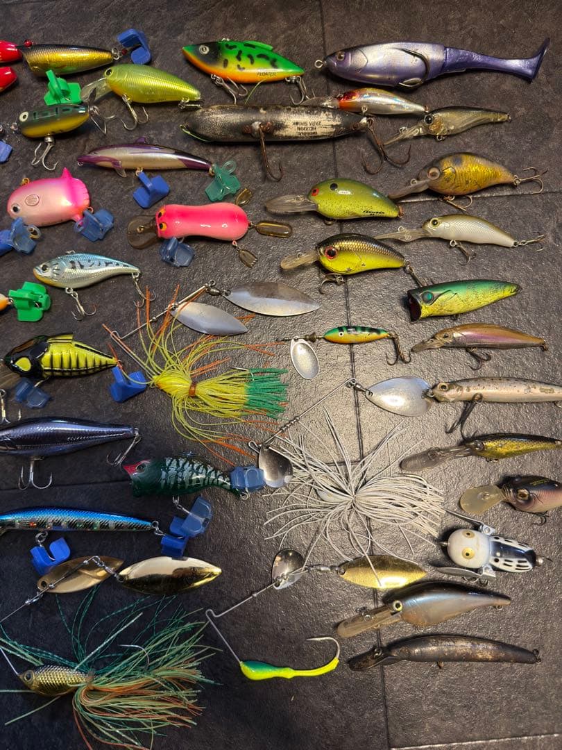 【4/30で出品停止します】ブラックバスルアーセット グランダー武蔵