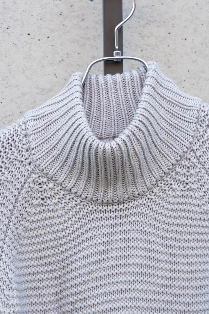 C.E（シーイー）MOCK TURTLE KNIT 21AW M グレー ニット