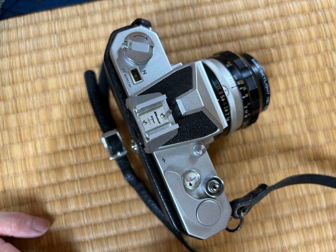 ニコマート　一眼レフ　フィルムカメラ、広角レンズ、望遠レンズ