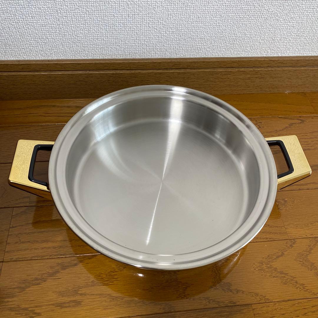 未使用　レインボークッカープレミアム　浅鍋　26cm 3.3L