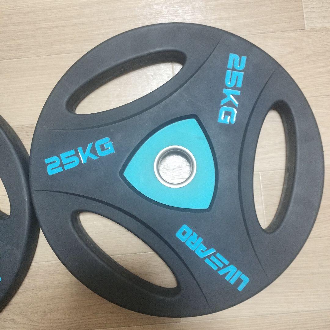 LIVEPROオリンピックプレート25キロ　2枚