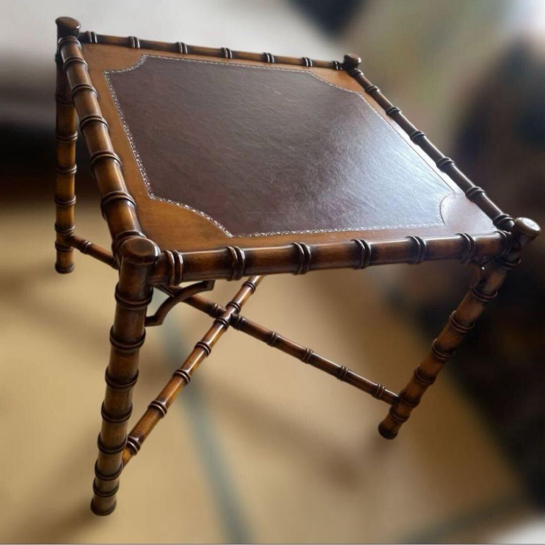 VAROSA VALENTI バロッサバレンティ　ゲームテーブル　レザー　木製