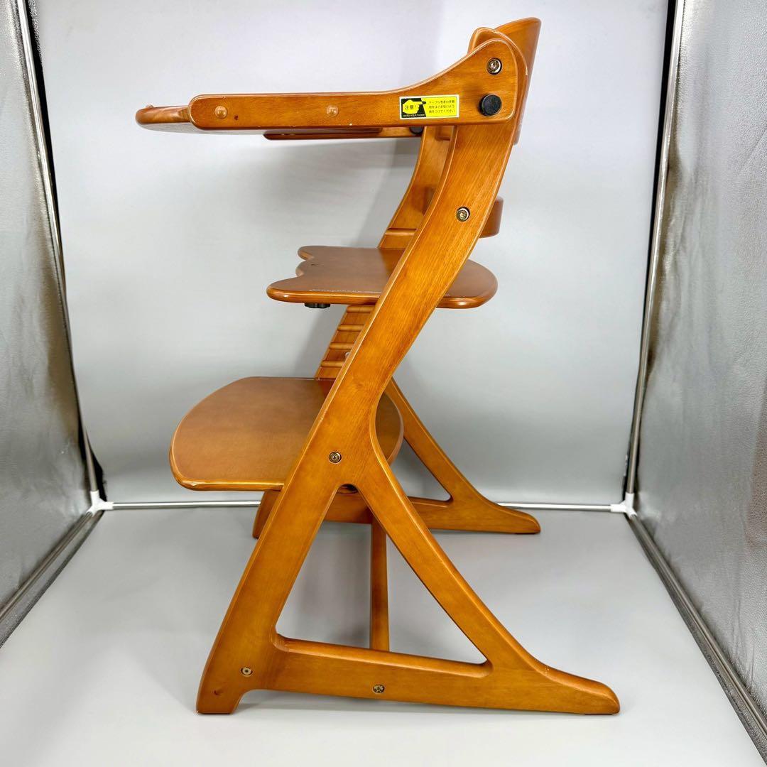 大和屋　すくすくチェアプラス　テーブル付き　YAMATOYA ブラウン