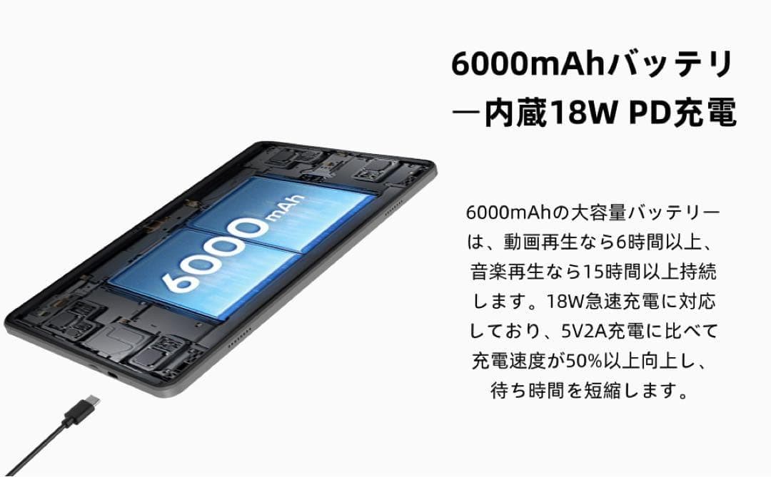 android16 タブレット⭕️10インチ⭕️Wi-Fiモデル 64GB24GB