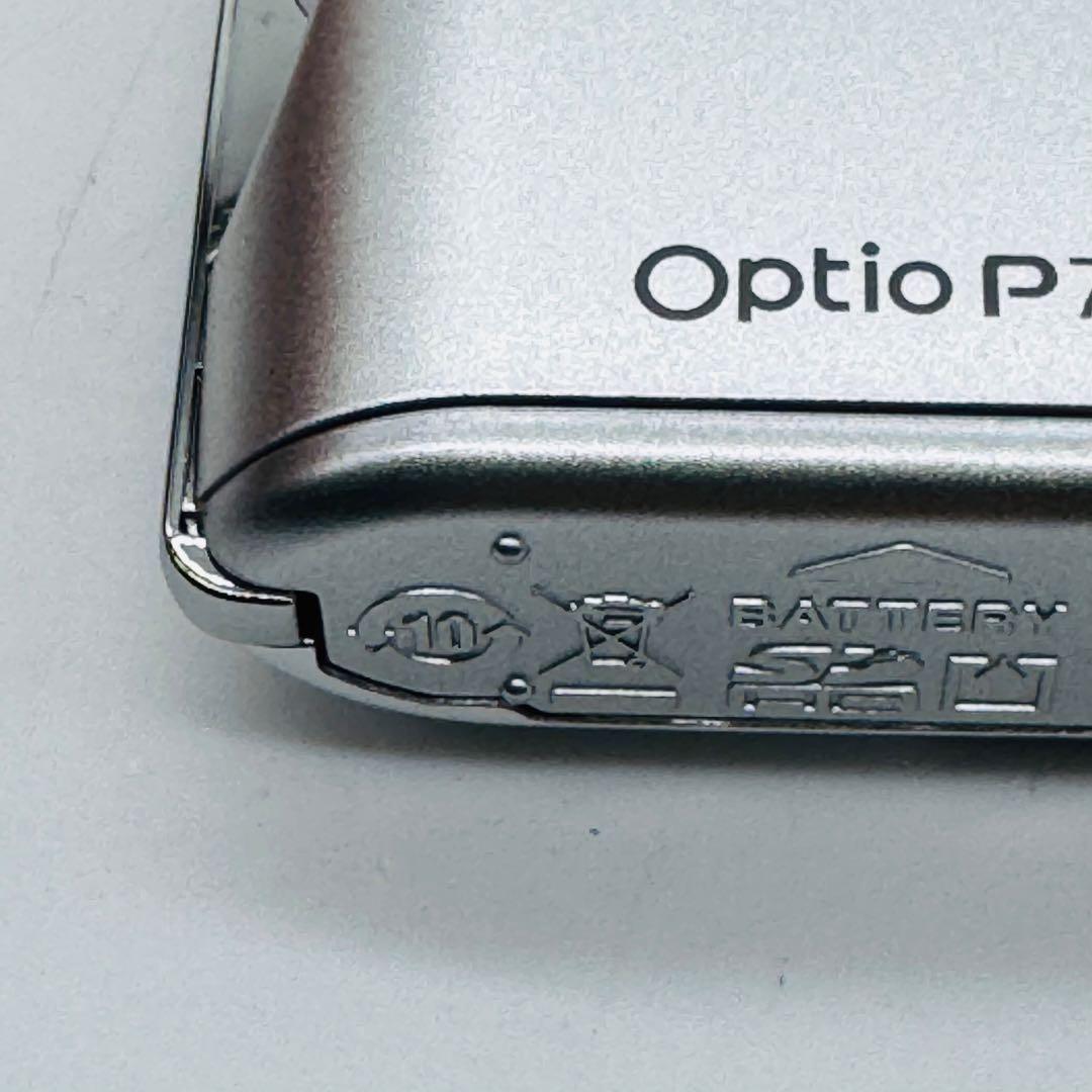 【極美品・箱付き】PENTAX Optio P70 シルバー 付属品充実