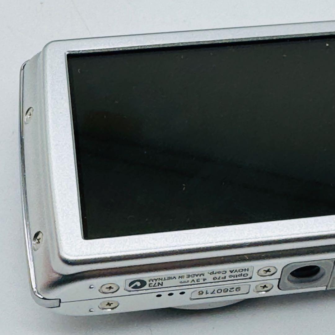 【極美品・箱付き】PENTAX Optio P70 シルバー 付属品充実