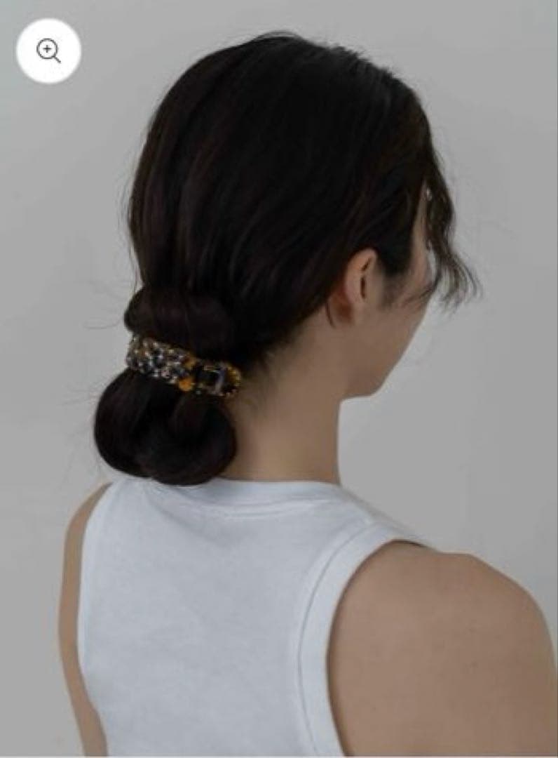 ロエムトウキョウ　LOEM TOKYO quilt tortoiseヘアクリップ