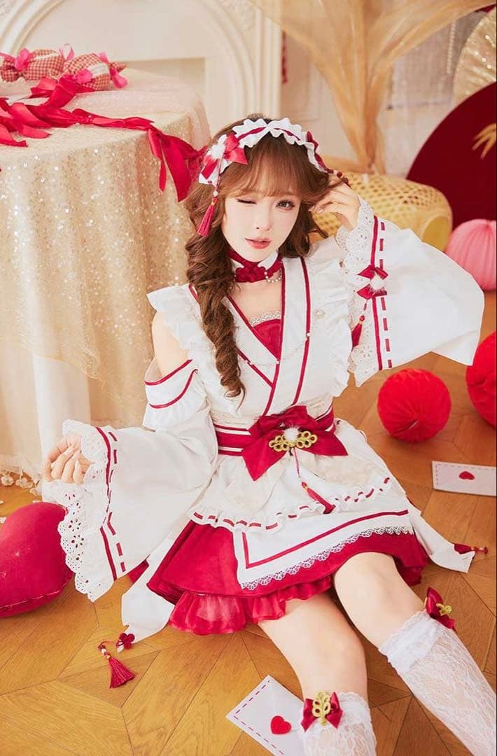 malymoonホワイトフリリー巫女ドール