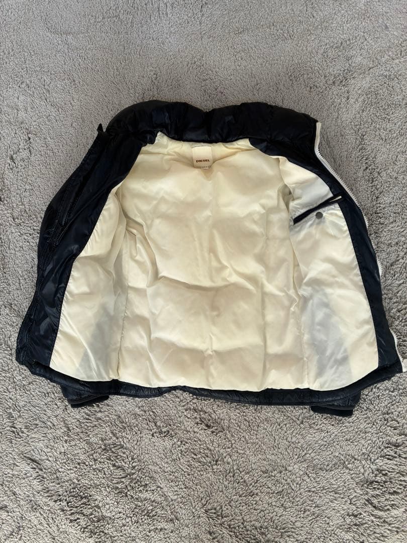diesel ダウンジャケット　ネイビー　S