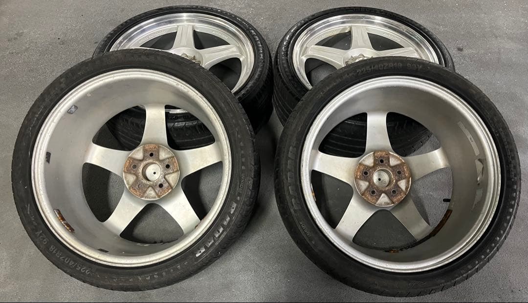 RAYS TRD　スポーツT3　18インチタイヤホイール4本5H PCD100