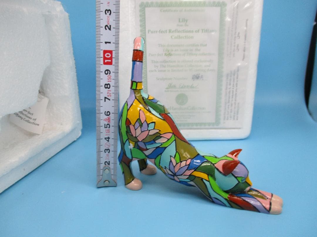 ティファニー キャット ハミルトン フィギュア オリジナル発泡ケース、証明書