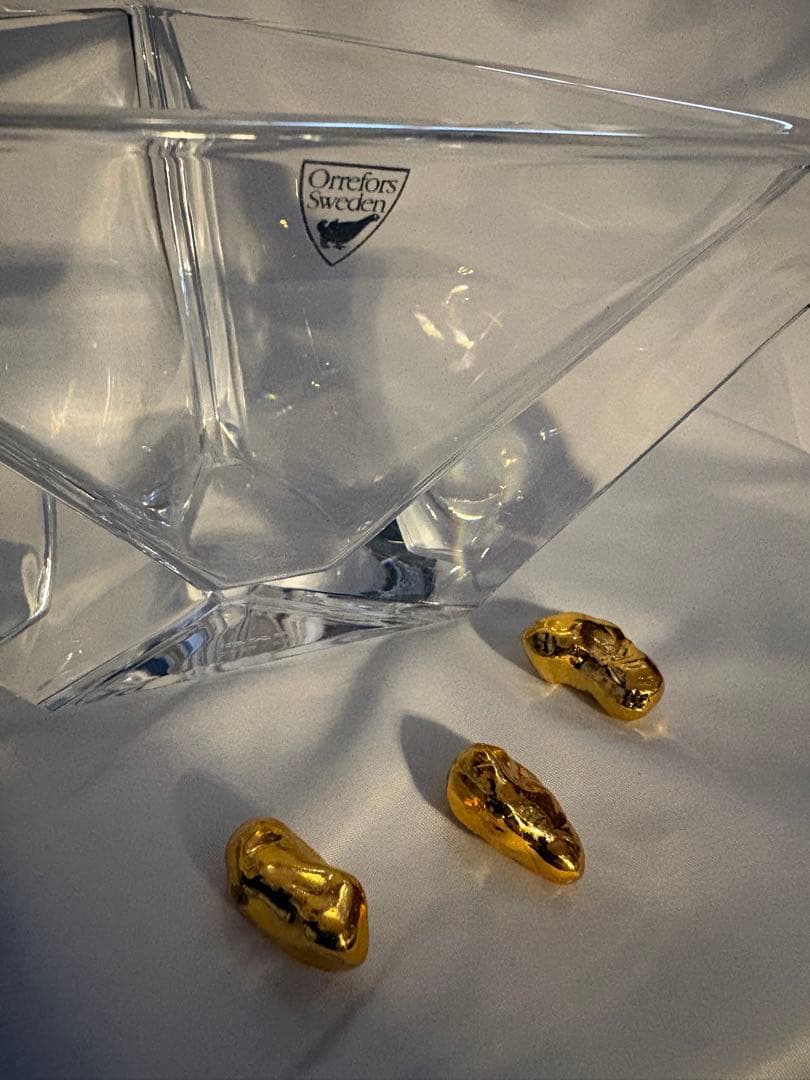 【希少】Orrefors オレフォス SKF 100周年記念 クリスタルオブジェ