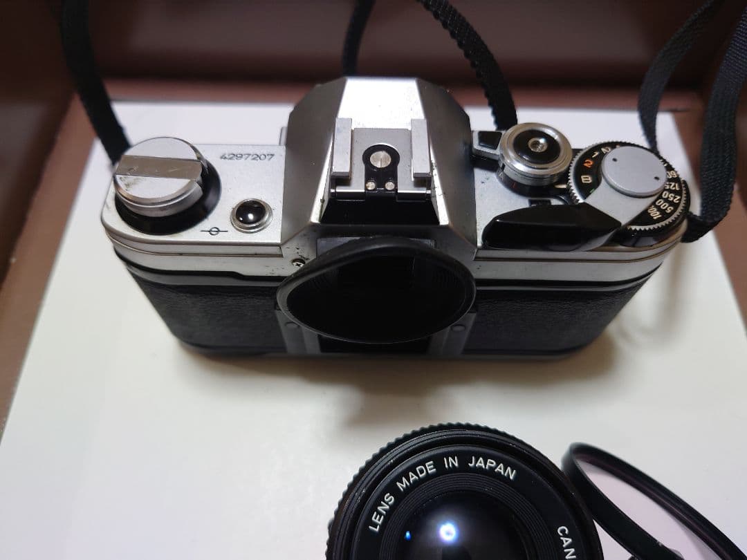 CANON AE-1本体　レンズ　フィルター２枚　セット　シャッター動作確認済