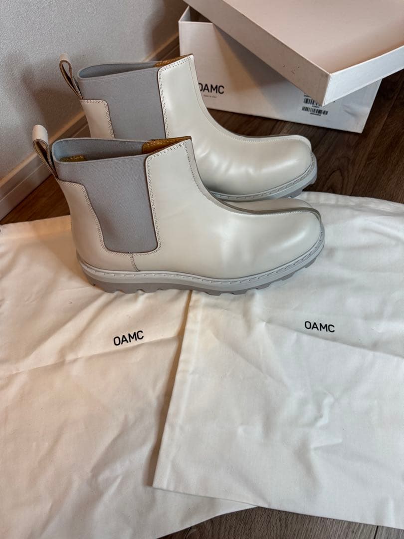 【美品】OAMC レザーサイドゴアブーツ