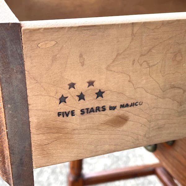 ジャパンビンテージ　天然木ドレッサー　オーク材　Najico　ナジコ　鏡台