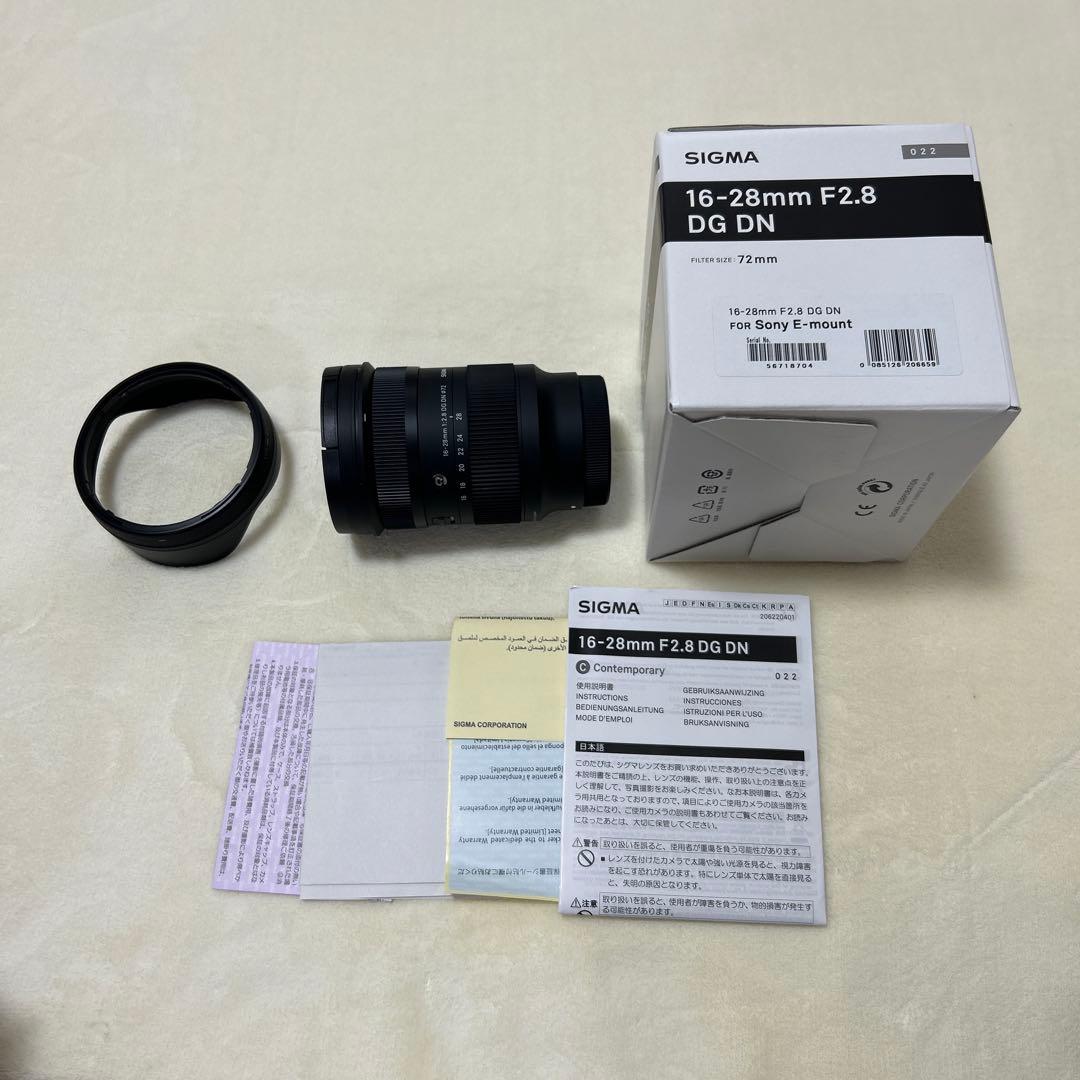 レンズ(単焦点) SIGMA 16-28mmf2.8DG DN