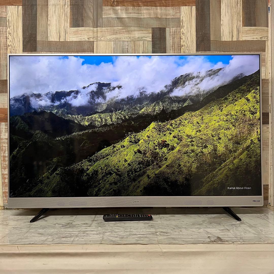 マサマサ さん専用Qriom55V型4K液晶テレビ高音質ONKYOスピーカー外付