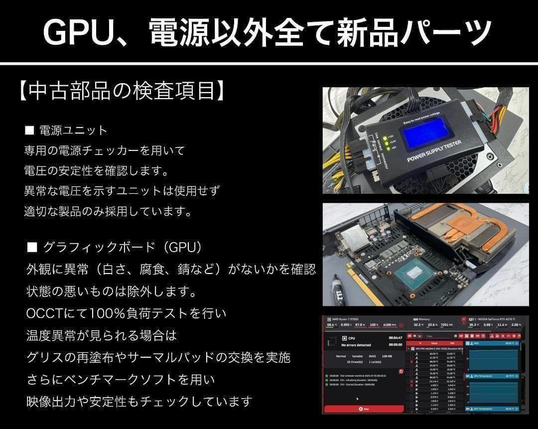 【即納激安ブラックモデル】RTX3080搭載ゲーミングPCフルセット✨R7