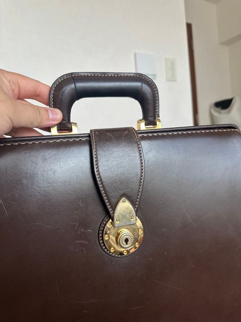 掘り出し物⭐️土屋鞄⭐️現行ロゴ‼️ダレスバック⭐️人気ブラウン‼️定価160,000円⭐️