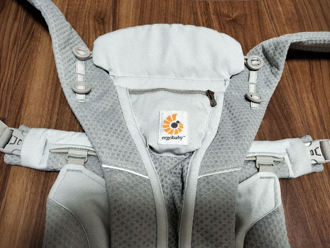 【正規品】エルゴベビー　オムニブリーズ　パールグレー　抱っこ紐【検品印あり】