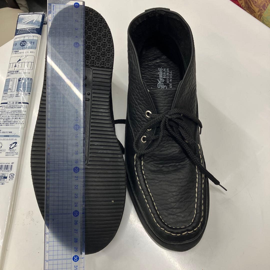 ラッセルモカシン　新品未使用　アメリカ製　3ホール　本革シボレザー　ミドルブーツ