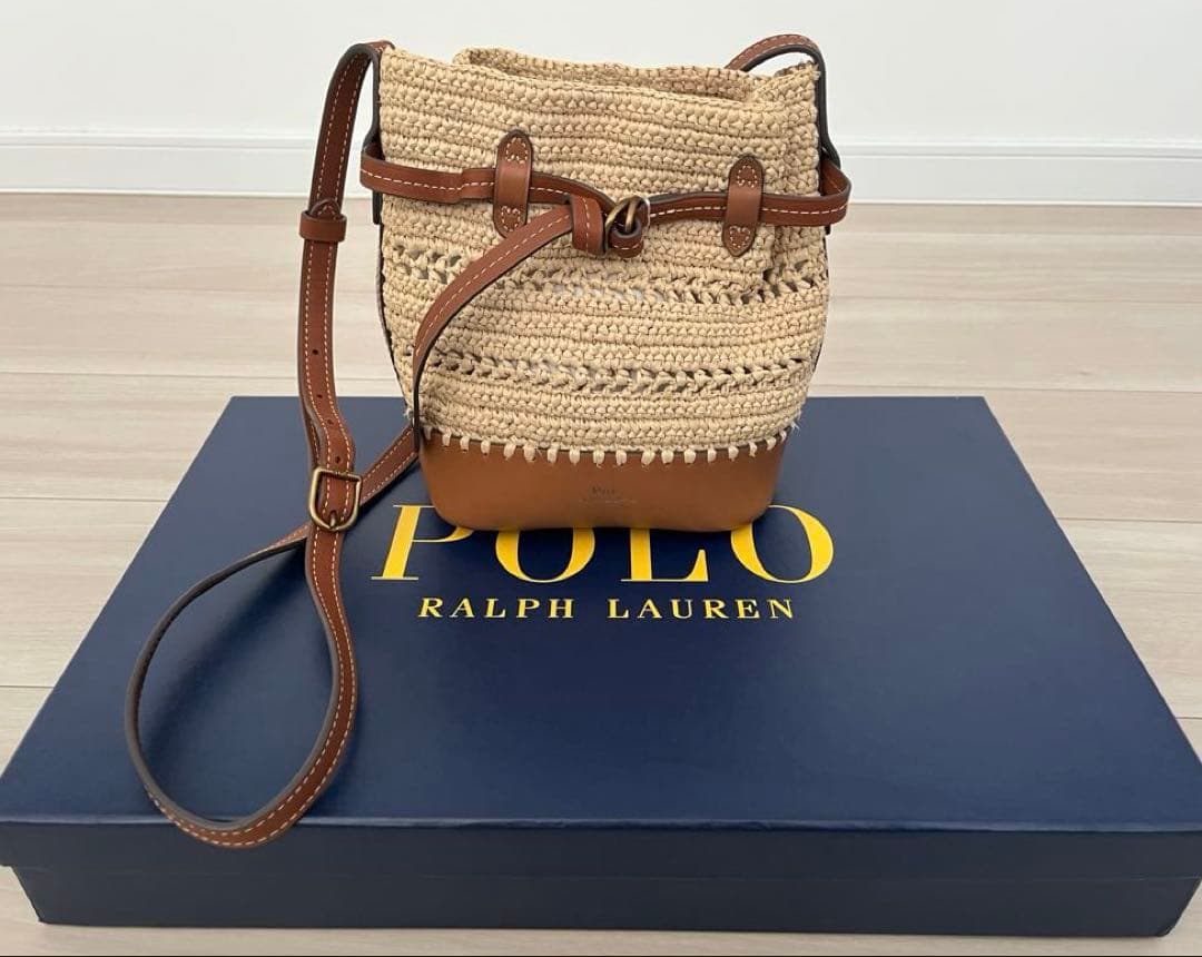 大人気POLO RALPH LAUREN：スモール バケット バッグ佐藤栞里さん