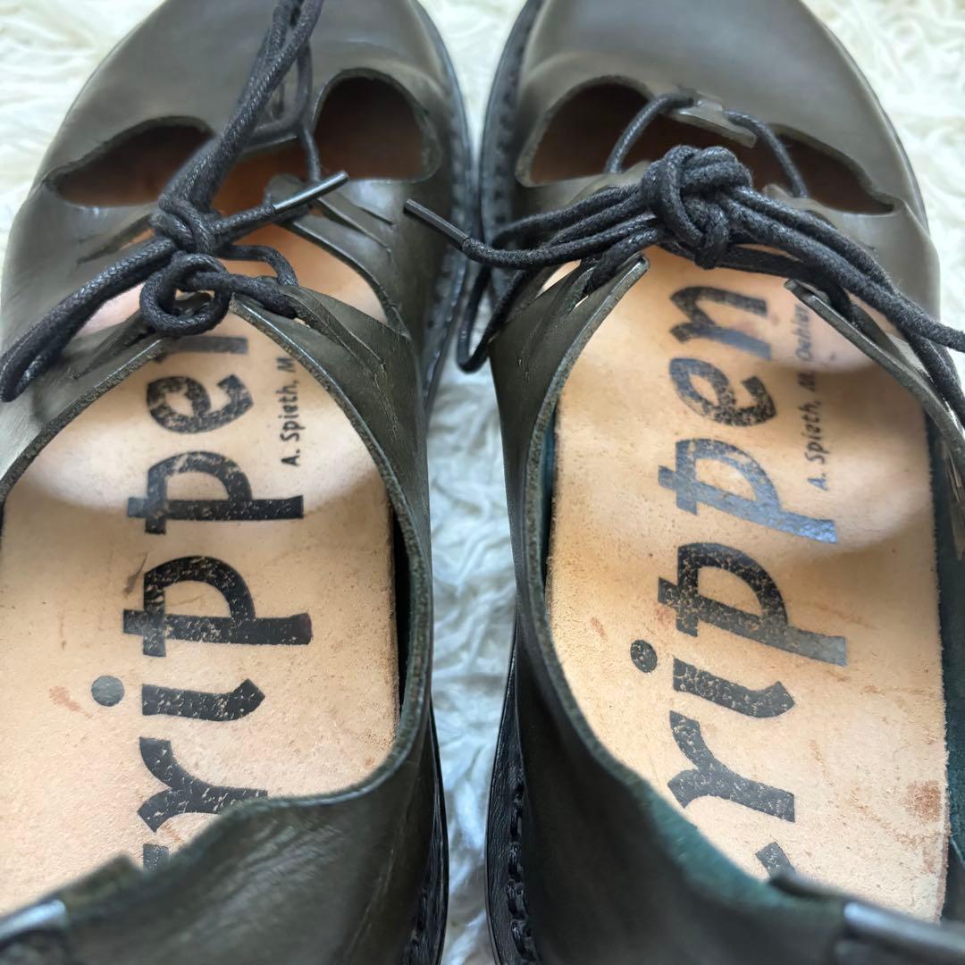 限定色☆Trippen Scotch 36 定価63,800円　ダークグリーン