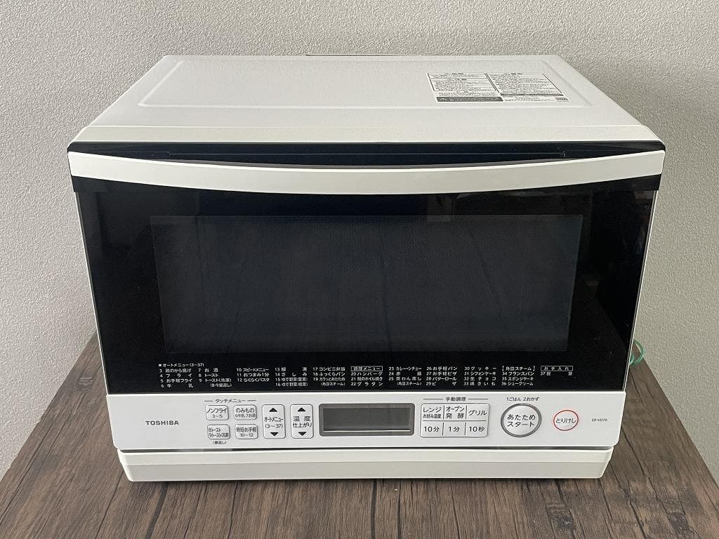 【美品】東芝　オーブンレンジ　ER-VD70（W）2021年製