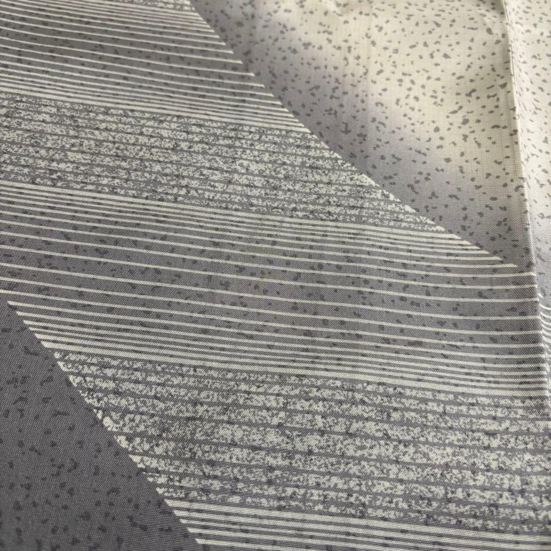 本場縞大島紬 染め大島 もり絹織物 美しい染め 証紙付き 付下げ AK-4924