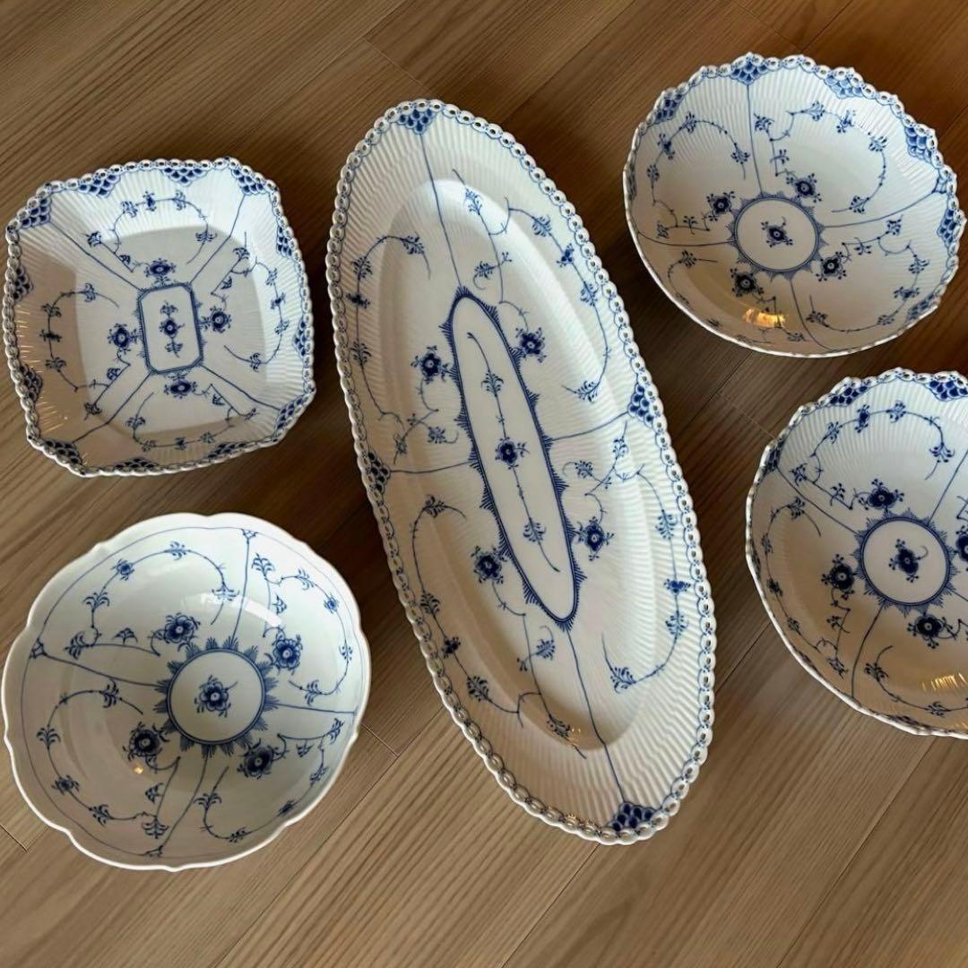 （希少品）ロイヤルコペンハーゲン　フィッシュ プレート（長皿）