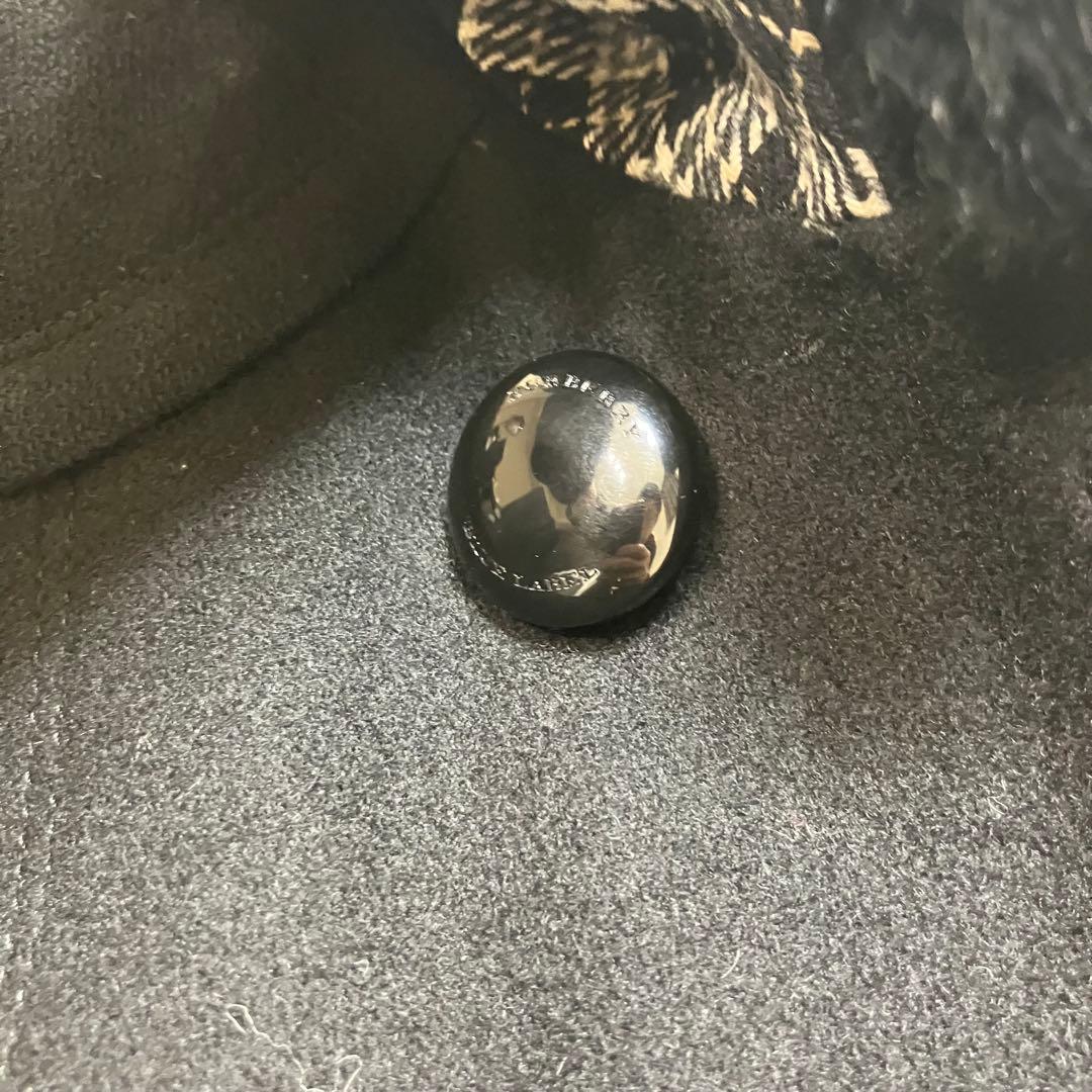 美品✨バーバリーブルーレーベル ラビットファー 2way Aライン ピーコート