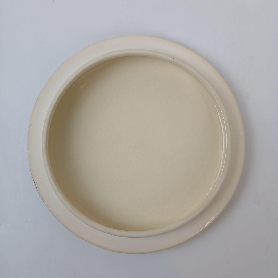 【美品】片口水次 茶道具 京焼 渦絵 山川巌 陶器製