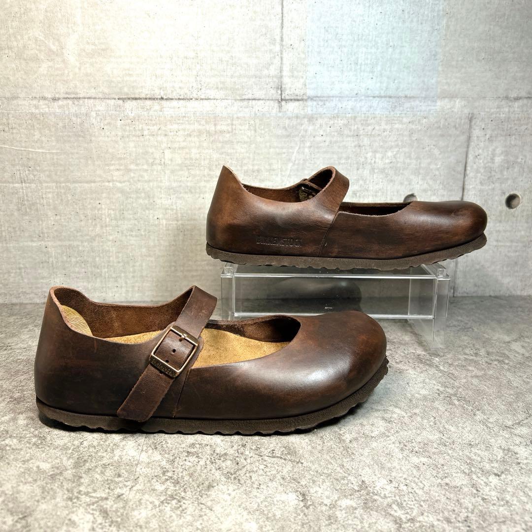 未使用級【ビルケンシュトック】マントバ/MANTOVA/濃茶/廃盤 /ナロー幅◎