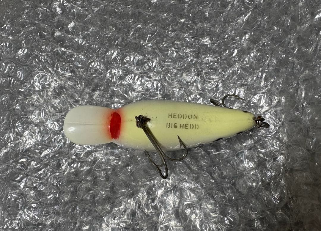 オールドヘドン　ビッグヘッド　WCD レアカラー　縦割れ　HEDDON ルアー