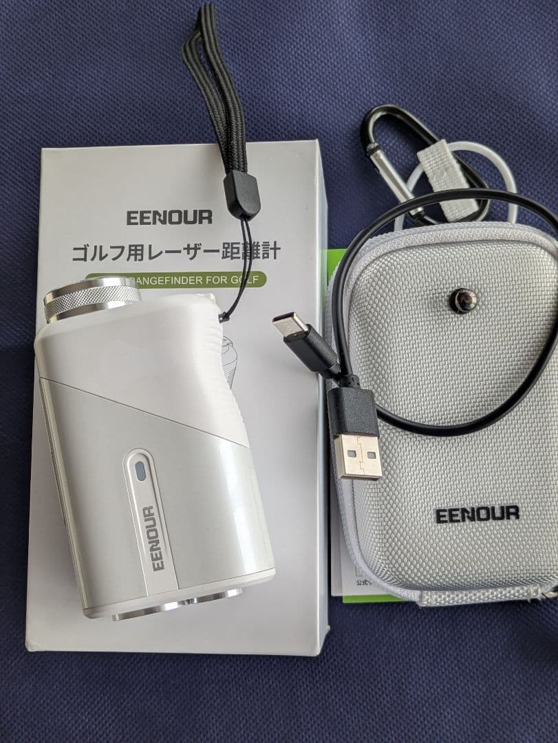 EENOUR ゴルフ用距離計 ホワイト