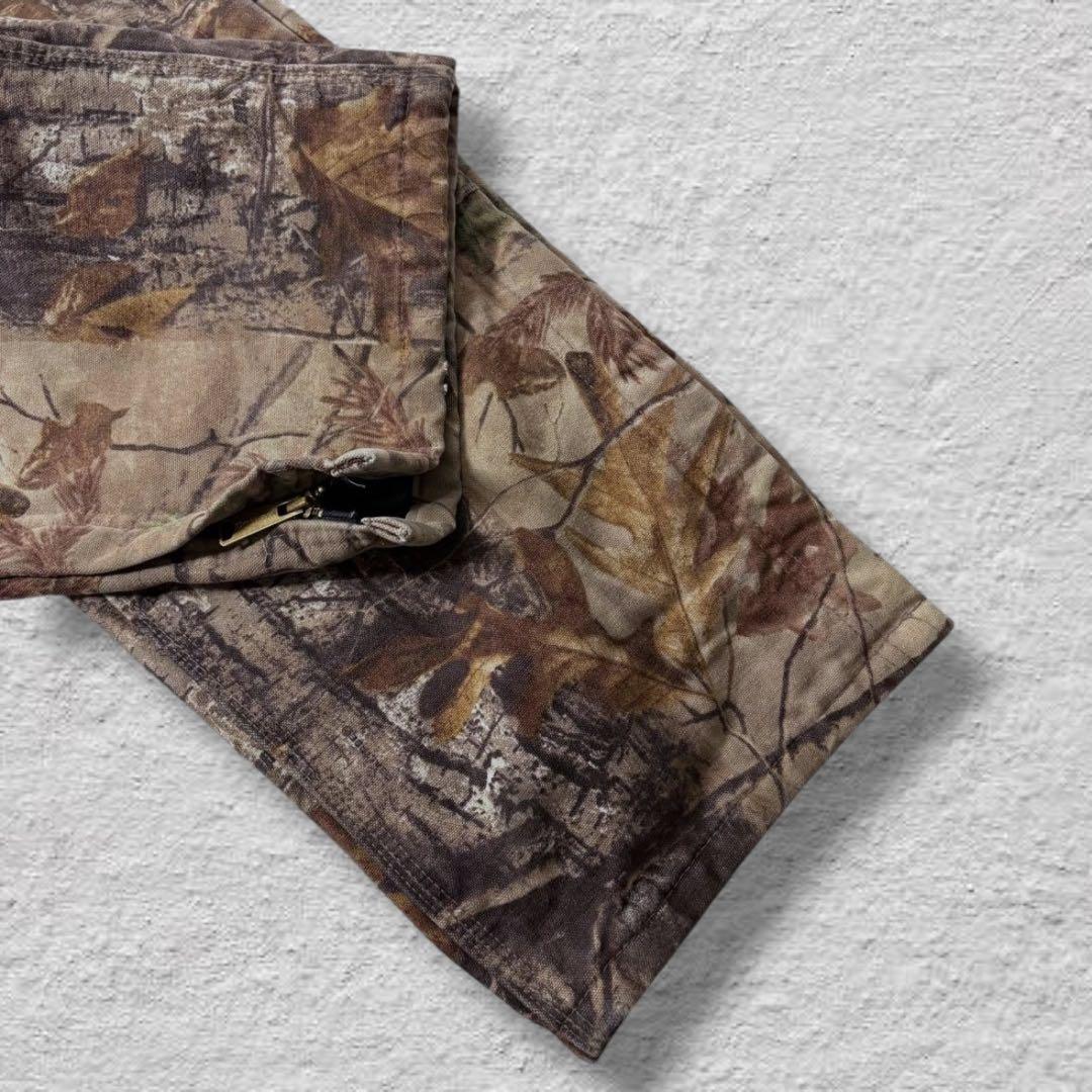 しんしんカーハートオーバーオールダブルニーリアルツリー90sダック地